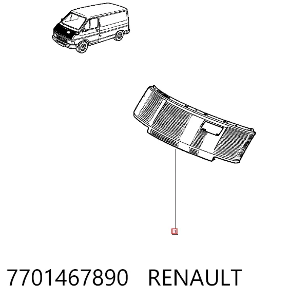 Maska silnika Renault Trafic I