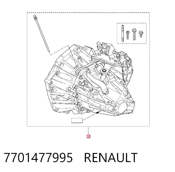 Mechaniczna skrzynia biegów w komplecie Renault Scenic II