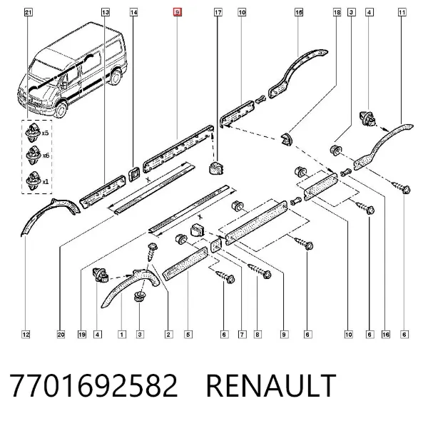  7701692582 Renault (RVI)