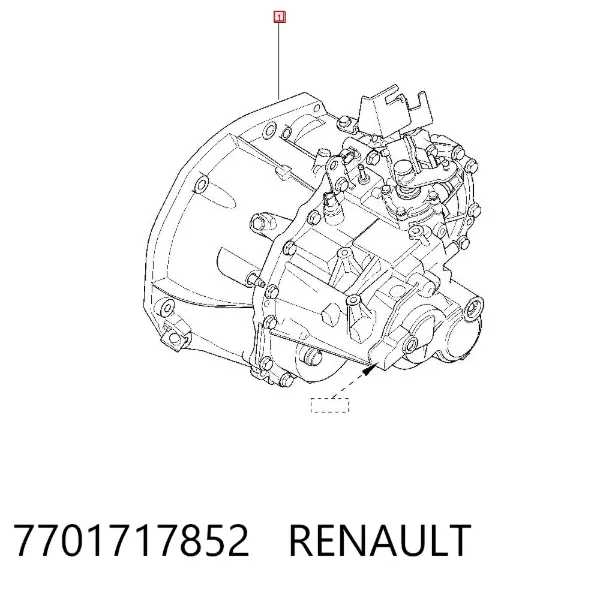 Mechaniczna skrzynia biegów w komplecie Renault Scenic GRAND II