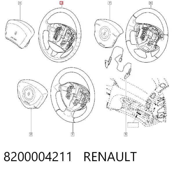 Kierownica Renault Espace IV