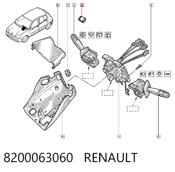 Czujnik deszczu Renault Laguna II