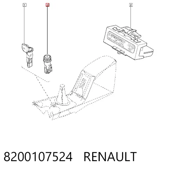 Zapalniczka 8200107524 Renault (RVI)