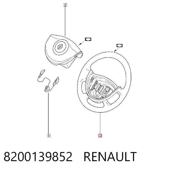 Kierownica Renault Vel Satis BJ0