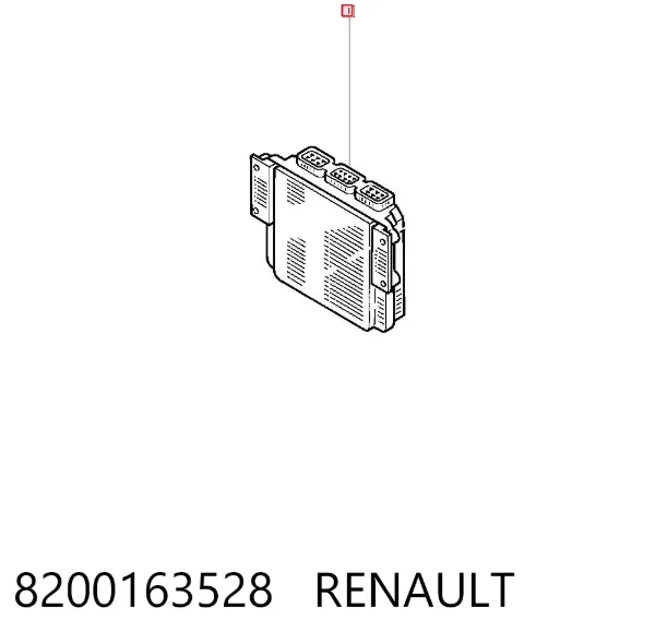 Sterownik silnika 8200163528 Renault (RVI)