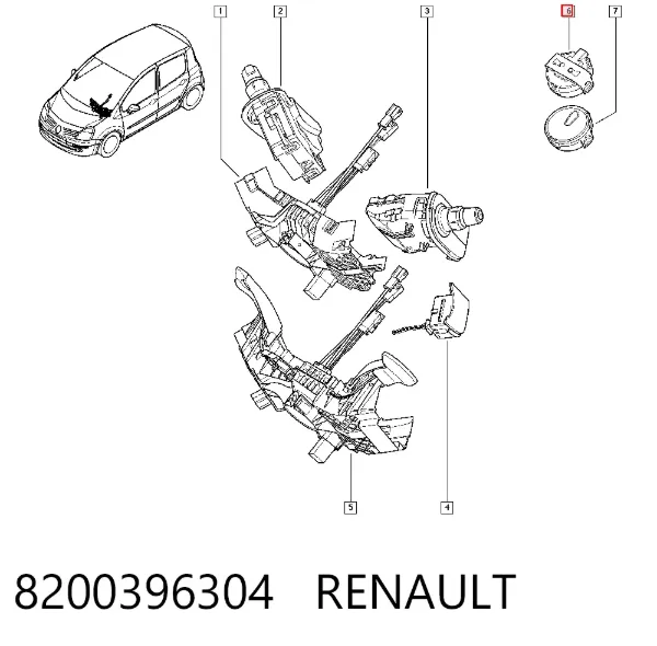 Czujnik deszczu Renault Megane II
