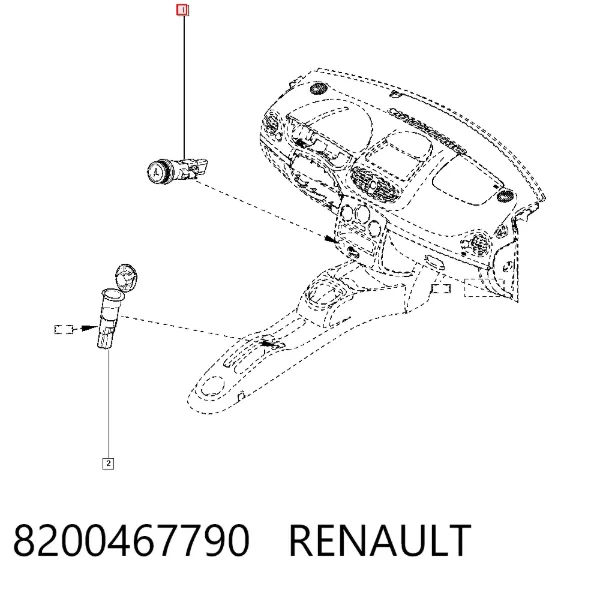 Zapalniczka 8200467790 Renault (RVI)