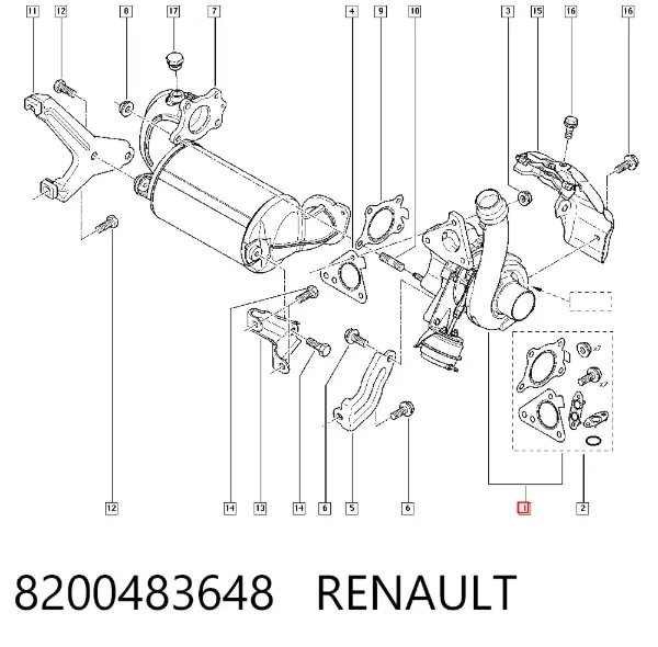 Turbina 8200483648 Renault (RVI)