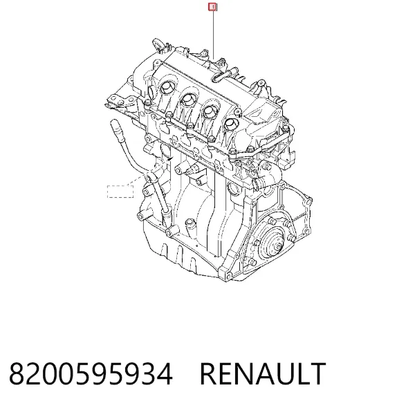 Listwa kierownicza (maglownica) 8200595934 Renault (RVI)
