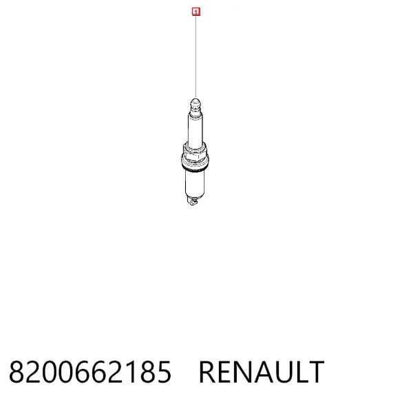 Świeca zapłonowa 8200662185 Renault (RVI)