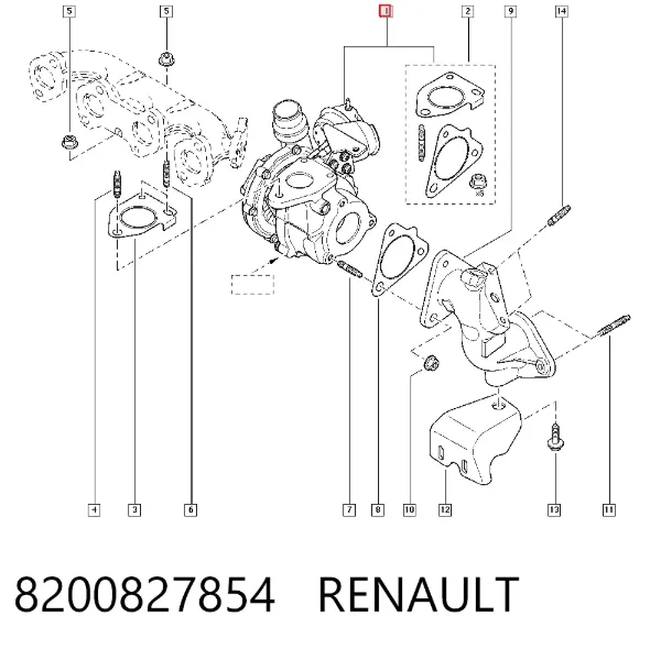 Turbina 8200827854 Renault (RVI)