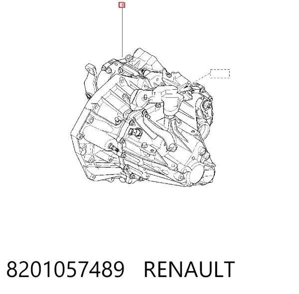 Mechaniczna skrzynia biegów w komplecie 8201057489 Renault (RVI)