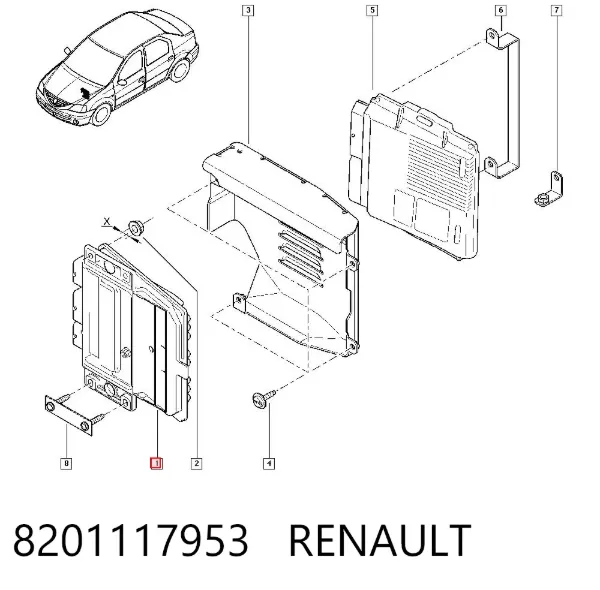 Sterownik silnika Renault Clio SYMBOL