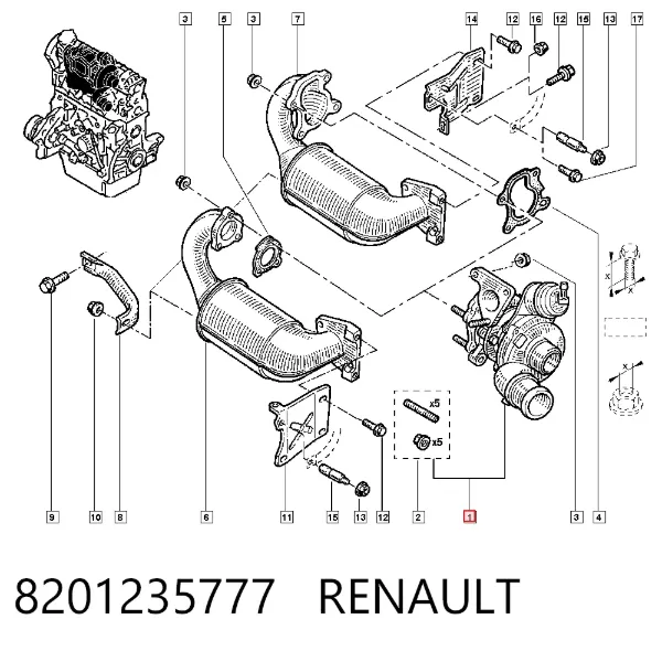 Turbina 8201235777 Renault (RVI)