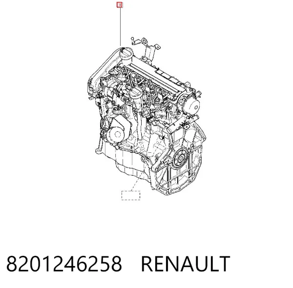 Silnik w komplecie 8201246258 Renault (RVI)