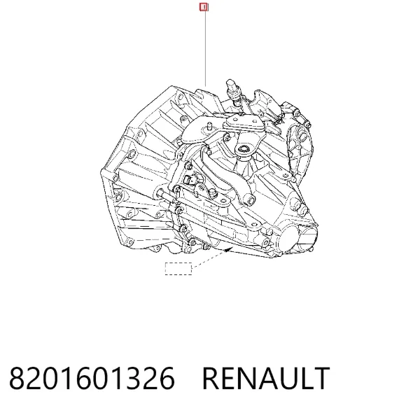 Mechaniczna skrzynia biegów w komplecie 8201601326 Renault (RVI)