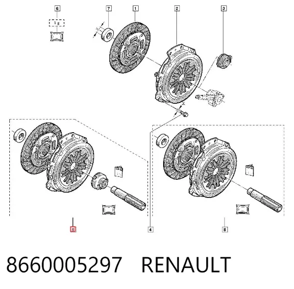 Tarcza sprzęgła Renault SANDERO II