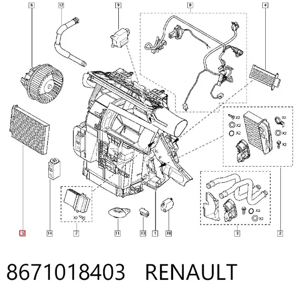 Filtr kabiny 8671018403 Renault (RVI)