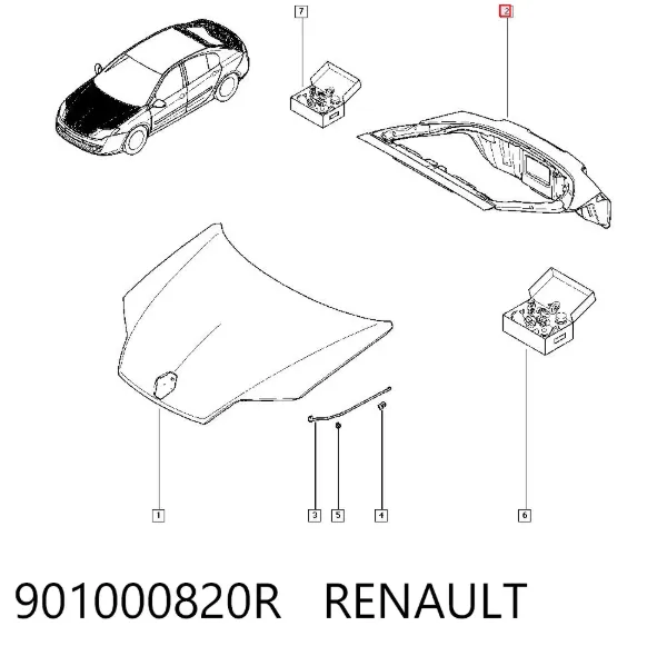 Drzwi tylne (bagażnika 3/5) Renault Laguna III