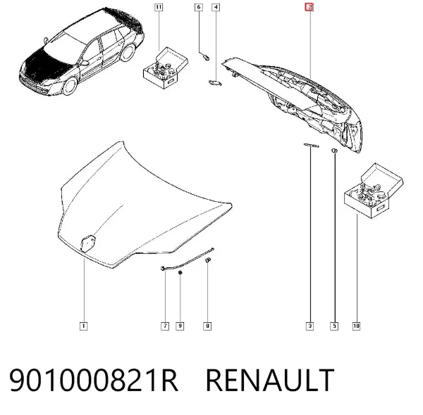 Drzwi tylne (bagażnika 3/5) Renault Laguna III