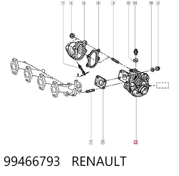 Turbina 99466793 Renault (RVI)
