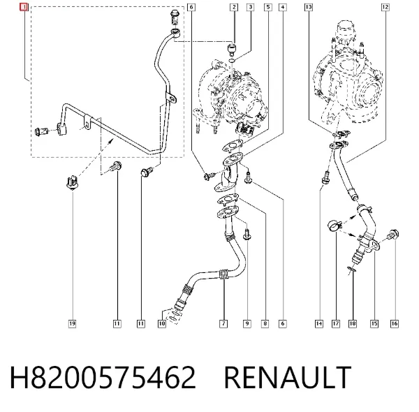 Turbina H8200575462 Renault (RVI)