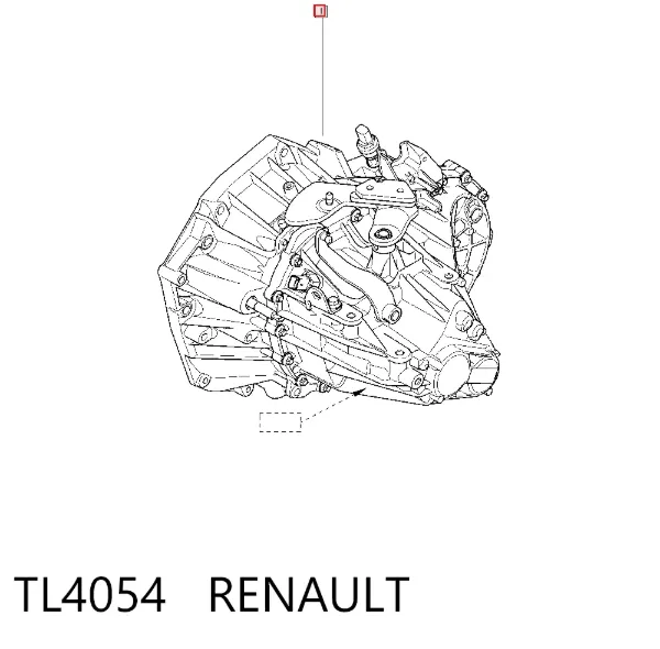 Mechaniczna skrzynia biegów w komplecie TL4054 Renault (RVI)