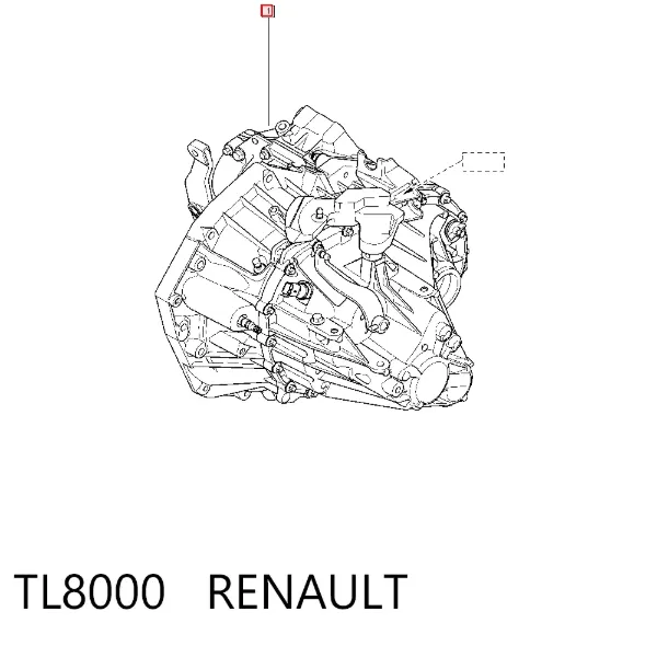 Mechaniczna skrzynia biegów w komplecie TL8000 Renault (RVI)