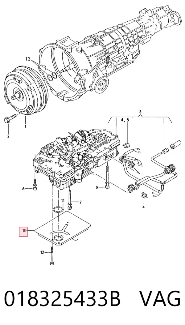 Filtr automatycznej skrzyni biegów 018325433B VAG