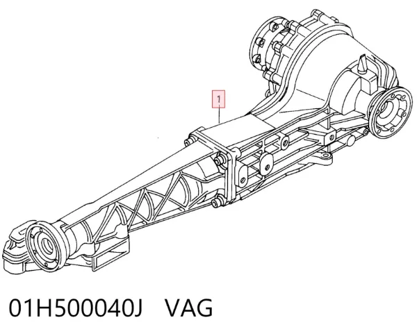 Reduktor mostu tylnego Audi A4 B5