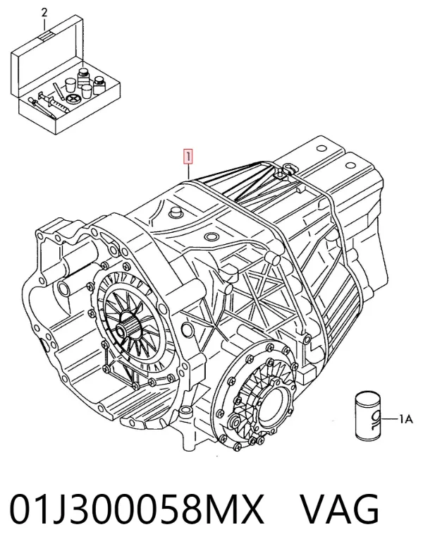 Automatyczna skrzynia biegów, kompletna 01J300058MX VAG