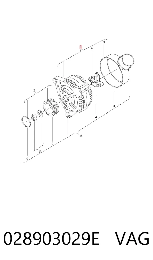 Alternator 028903029E VAG