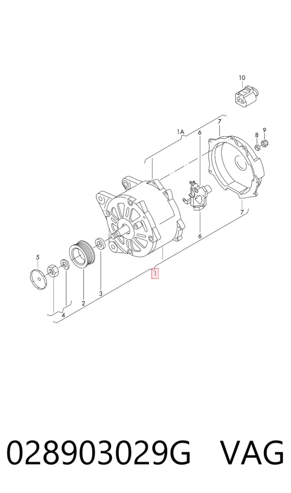 Alternator 028903029G VAG