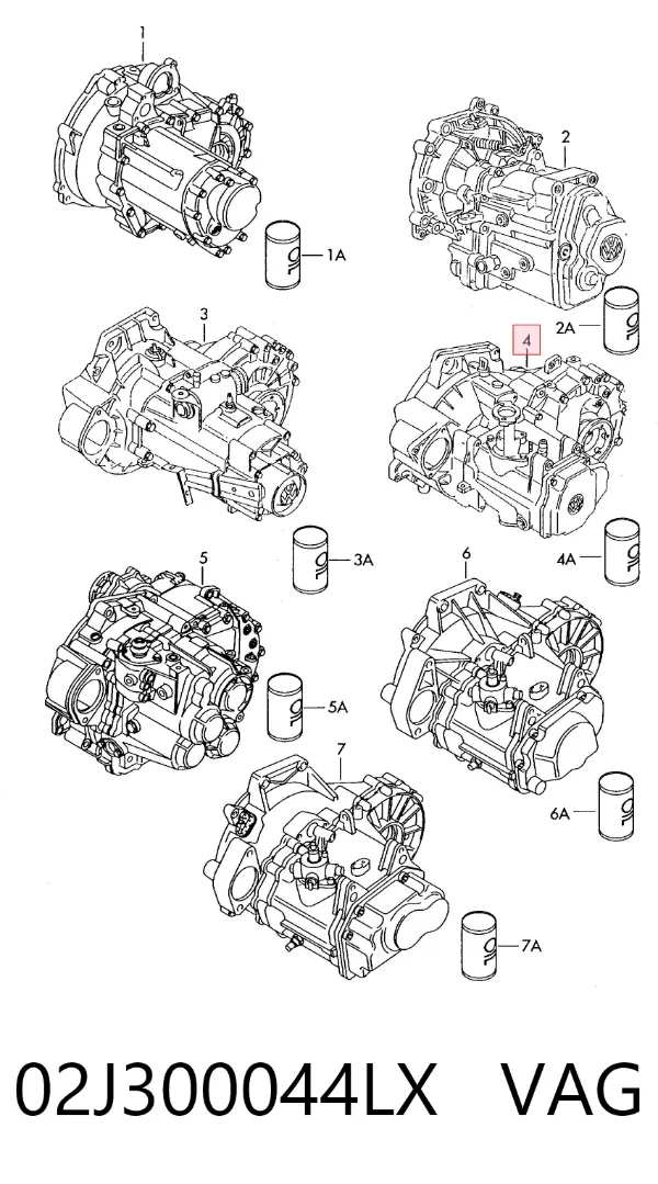 Mechaniczna skrzynia biegów w komplecie Audi A3 8L1