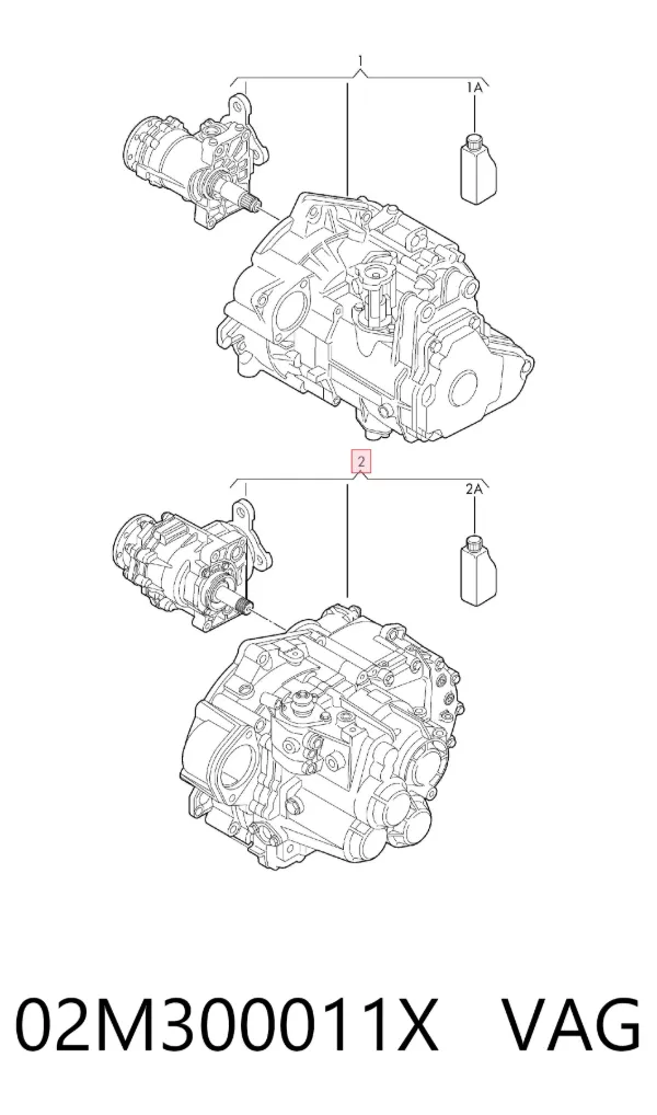 Mechaniczna skrzynia biegów w komplecie Audi TT 8N3