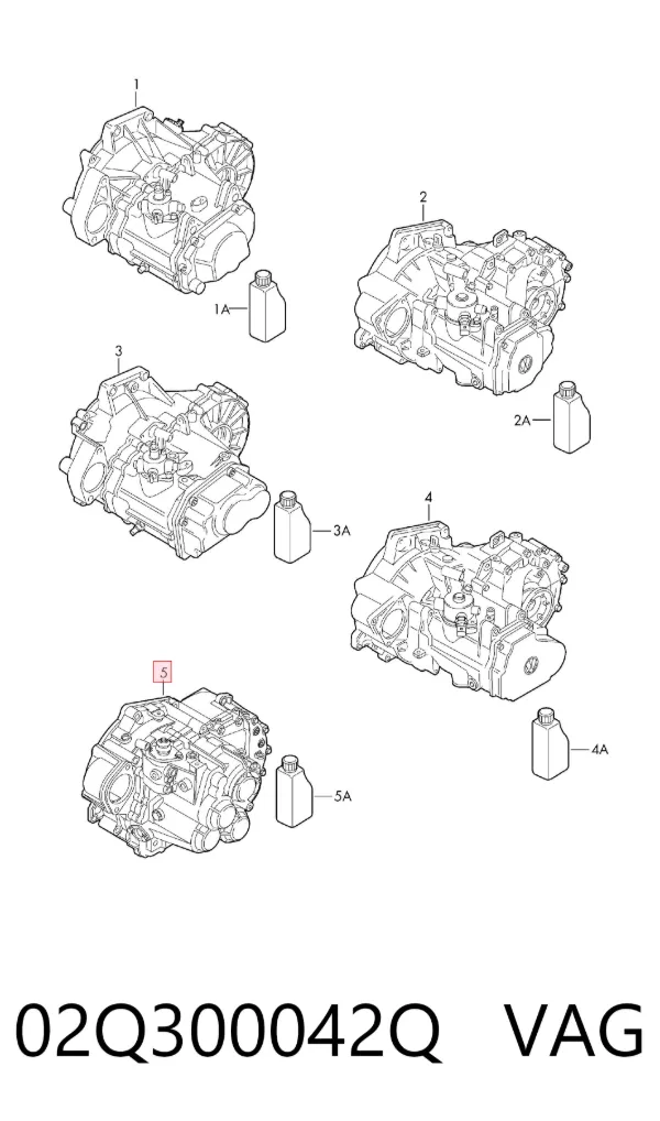 Mechaniczna skrzynia biegów w komplecie Volkswagen Caddy III