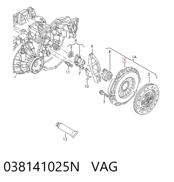 Docisk sprzęgła 038141025N VAG