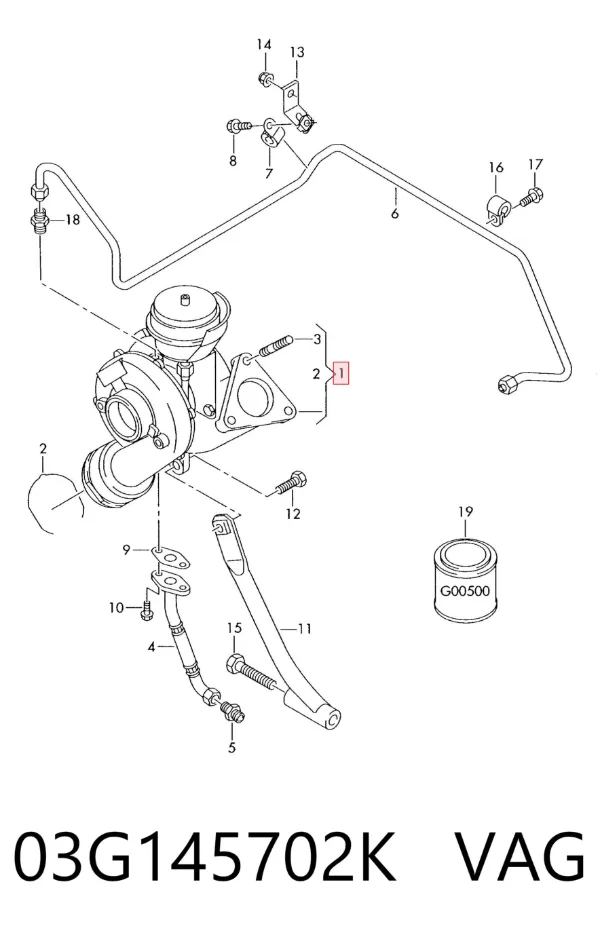 Turbina 03G145702K VAG