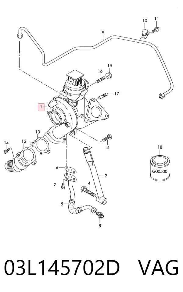 Turbina 03L145702D VAG