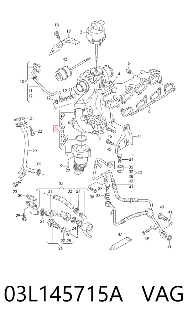 Turbina 03L145715A VAG