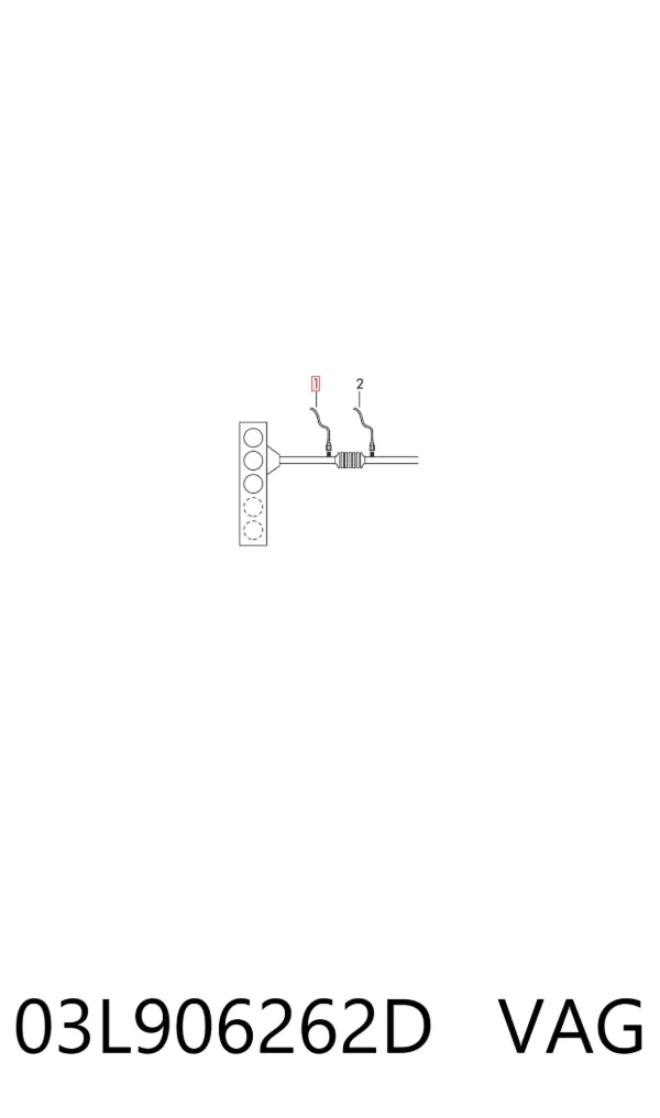 Sonda lambda czujnik tlenu po katalizatorze 03L906262D VAG