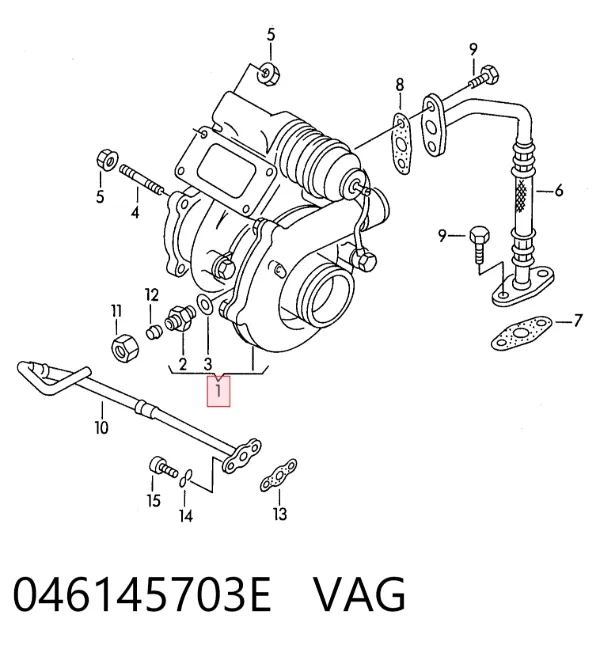 Turbina 046145703E VAG