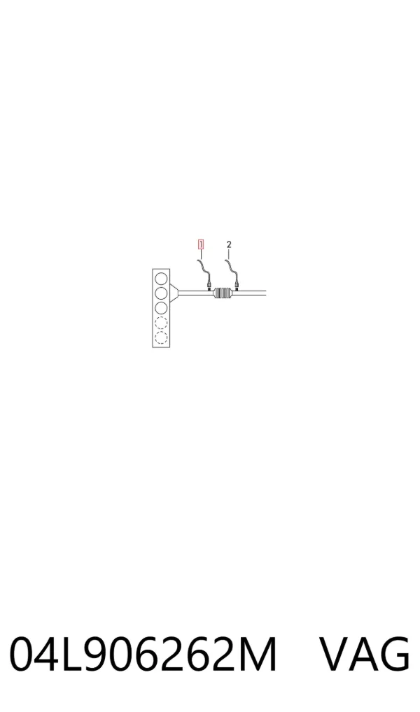 Sonda lambda czujnik tlenu przed katalizatorem 04L906262M VAG
