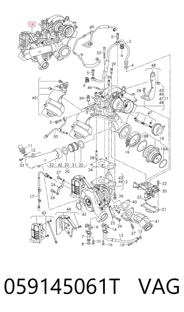 Turbina 059145061T VAG