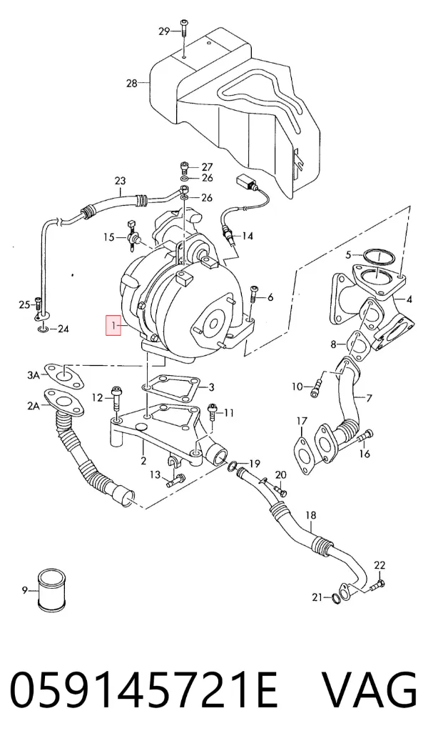 Turbina 059145721E VAG