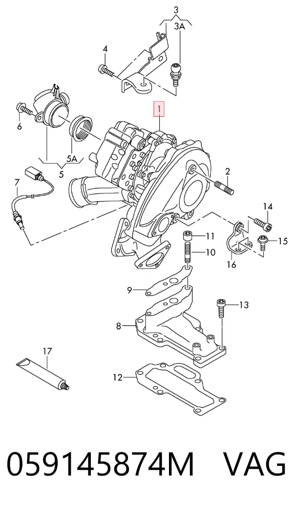 Turbina 059145874M VAG