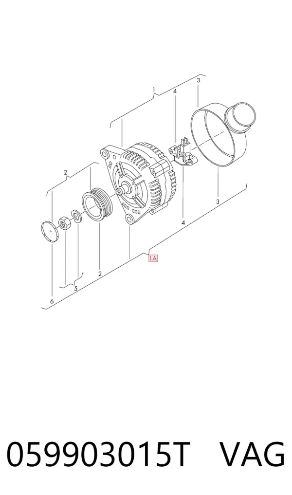 Alternator 059903015T VAG