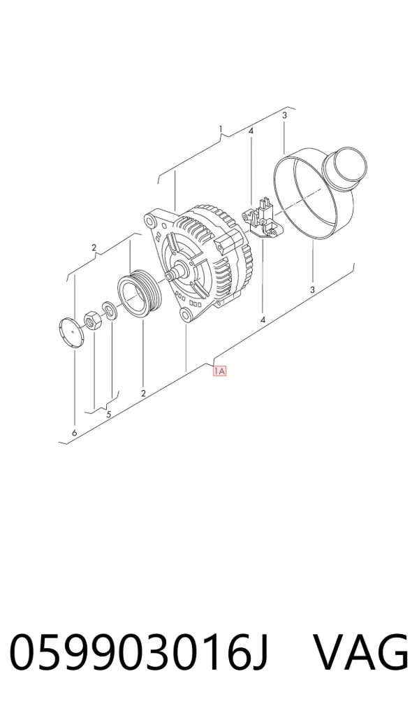 Alternator 059903016J VAG