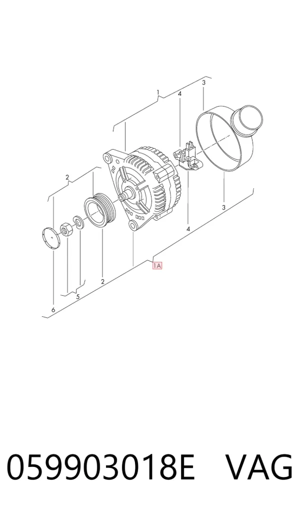 Alternator 059903018E VAG