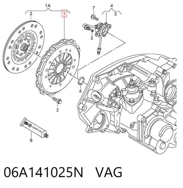 Docisk sprzęgła 06A141025N VAG